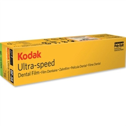 Kodak 8818890 Ultraspeed DF-58 Size 2 Poly-Soft Dental X-Ray Film 150/Pk Kodak 8818890 Ultraspeed DF-58 Size 2 Poly-Soft Dental X-Ray Film 150/Pk